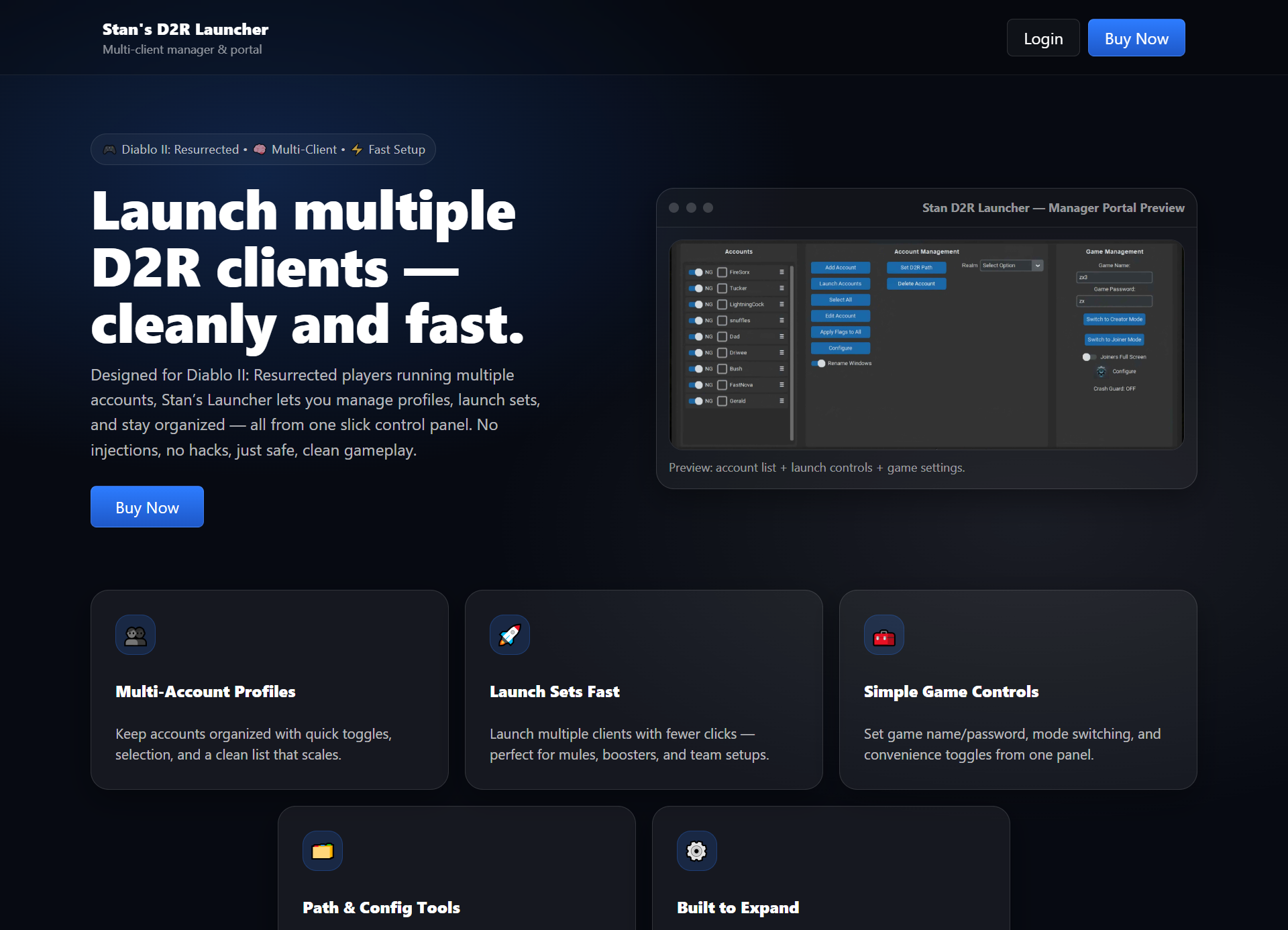 Stan's Launcher Screenshot